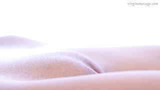 Adrien being naughty during her first time massage