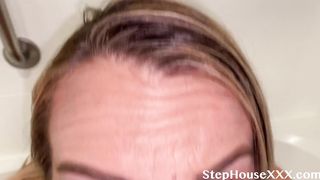 stepmom caught in the bathtub