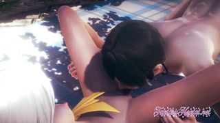 Genshin Impact Hentai - Ningguang Fingering, cunnilingus & Fucked - Japanese asian manga anime game porn