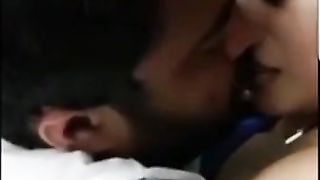 desi wife kissing and romance