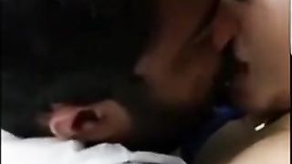 desi wife kissing and romance
