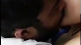 desi wife kissing and romance