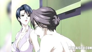 Stepmom Gets Pounded By StepSon While Jealous Aunt Watches- Hentai Eng Sub