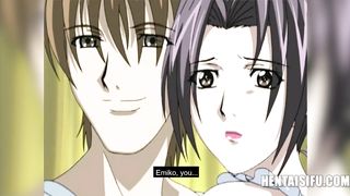 Stepmom Gets Pounded By StepSon While Jealous Aunt Watches- Hentai Eng Sub