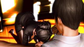 [3D HENTAI] HONEY SELECT | Horny Succubus and sexy teacher *blowjob* PART 1.