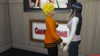 Kakashi fucks Sakura in massage Naruto Hentai Netorare Young wife cuckold husband