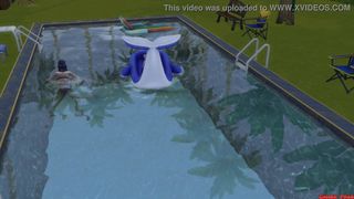 Kakashi fucks Sakura in massage Naruto Hentai Netorare Young wife cuckold husband