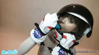 CAMSODA - Riley Reid Ass-tronaut Costume Masturbation Orgasm