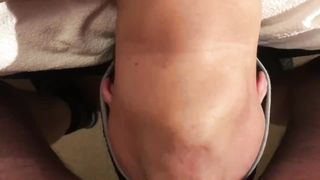 Swedish Girl Deepthroats and uses Cumshot on her Buttplug