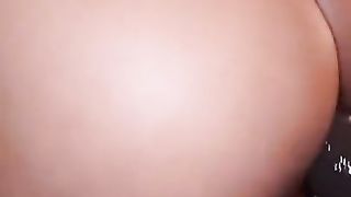 Stretching out her Asshole with Huge Black Balled Dildo BBC4THATASS