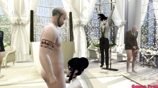 Milk's Marriage Episode 2 Goku's Wedding His Wife Hypnotized and Fucked in Front His Husband Gives Him Hard in the Ass like a Bitch and Whore Netorare Dragon Ball Porn Hentai