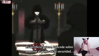 Nini reacts to Hentai for the first time - Bible Black Cap 1 Part. One