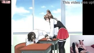 Nini reacts to Hentai for the first time - Bible Black Cap 1 Part. One