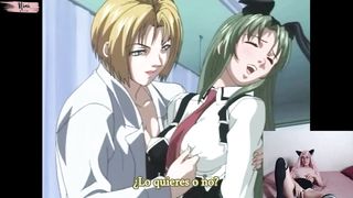 Nini reacts to Hentai for the first time - Bible Black Cap 1 Part. One