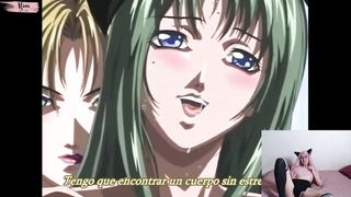 Nini reacts to Hentai for the first time - Bible Black Cap 1 Part. One