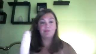 Omegle Game: US Big Titty Girl with Vibrator