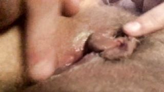 Rubbing her Perfect Creamy Pussy to Orgasm Clit Torture