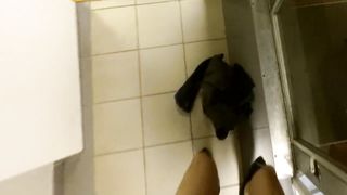 Cleaning Lady Gaged, Fucked Hard and Creampied twice at Work by Worker