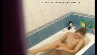 Hidden cam teen shower masturbation