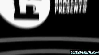 Hot Lez Girl (casey&mia) Get Punish By Mean Lesbo With Dildos clip-14