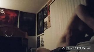 Heavy Metal Cougar Sucking and Fucking Her Boytoy