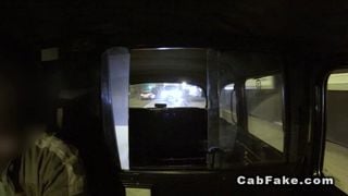 Huge tits blonde sucks huge dick in night shift