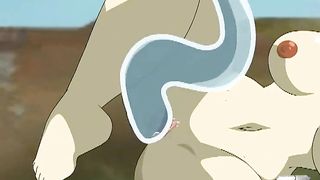 Avatar Hentai - Water tentacles for Toph