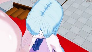 Elizabeth Liones gets POV fucked in a church, cum in her pussy - Seven Deadly Sins Hentai.