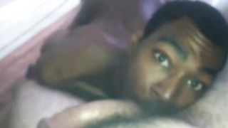 Black Bitch Swallows White Thug Cum