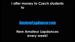 AMATEUR LAPDANCER - Hot lapdancer has sex with a camera guy