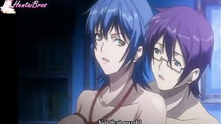 hentai girl uses dynamite to fap her pussy