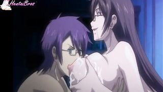 hentai girl uses dynamite to fap her pussy