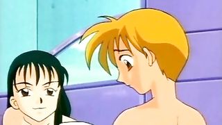 Hentai teen foursome