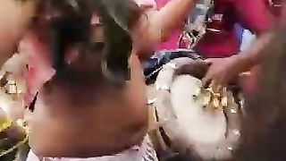 Desi girl public show