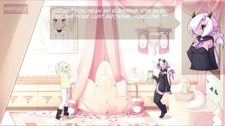 Max The Elf [Pornplay Hentai game] Ep.3 cute elf pegged by cheerleader futa fairy angel and consentacle