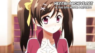 HENTAI IN ITALIAN - Slutty student fucks with a smaller guy