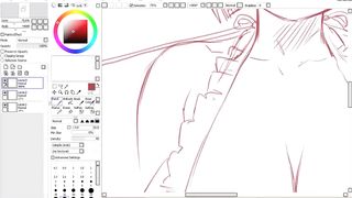 Hentai Speed Drawing - Part 1 - Sketching