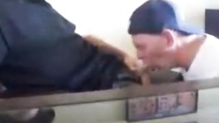 Swallowing cum from my friend again