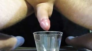 Long Prostate Milking Session Into Cup