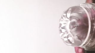 Fucking my Fleshlight Quickshot Ends in two Huge Cumshots.