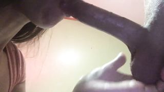 Babe with Tight Asian Pussy Fucks and Sucks