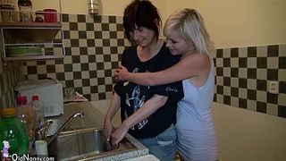 OldNannY Mature Lesbian Compilation
