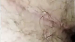 POV hairy chub bottom getting fucked not by daddy in hallway