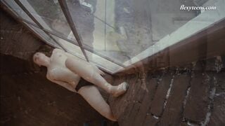 Small tits brunette babe Rita Pervorazova spreading legs