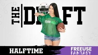 Freeuse Fantasy - Big Assed Babe Alex Coal Gets Her Pussy Drilled While Planning Her Football Draft