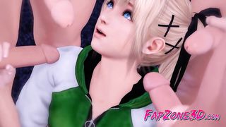 Video Games 3D Cartoon Nice Girls is Used as a Sex Slaves