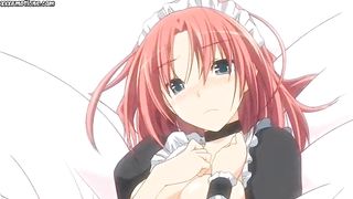 Hentai babe gets holes pounded hard