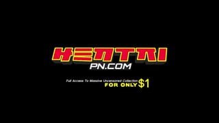 Sexy anime redhead penetrated by BIG futanari dick