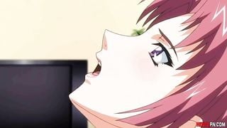 KinkySon Makes Horny Mommy Swallow His Huge Rod Hentai Anime