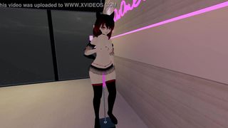 Virtual Masturbation with my favourite Toy [ 3d Hentai vrchat erp ]